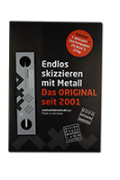 Weinbrecht Startset beta, pen Notizstift, Alu + 20 Blatt Zeichenpapier (250g)