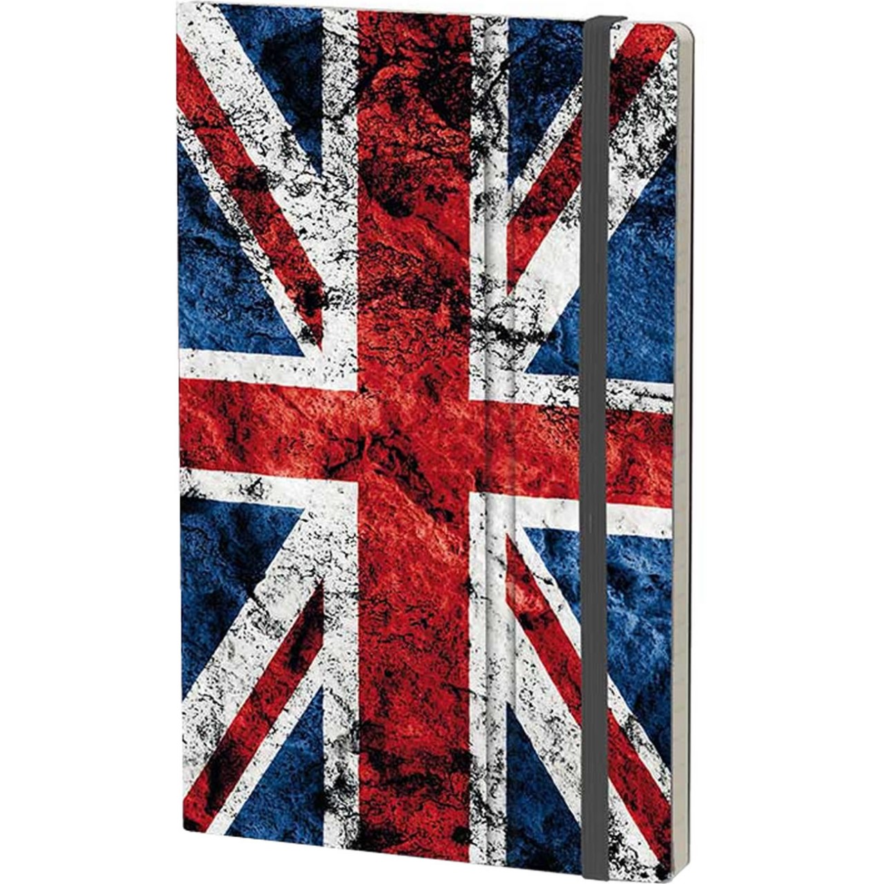 Stifflex Notizbuch HISTORICAL NOTES 9 x 14 cm 144 S., GOD SAVE THE QUEEN (UK Flag)