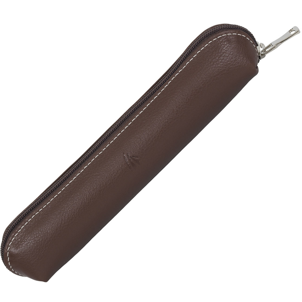 RECIFE SMALL SOFT PEN CASE W/ZIP * RIVIERA CHOCOLATE