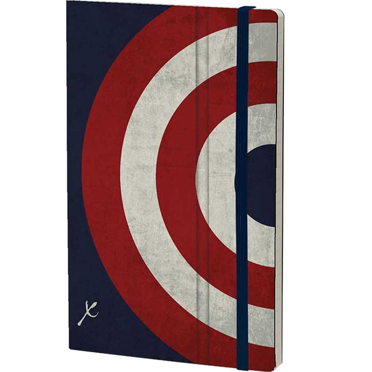 Stifflexible Notizbuch ICON 13 x 21 cm 192 S., CAPTAIN SHIELD