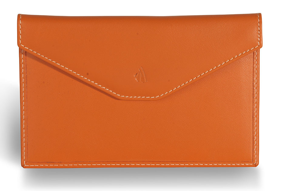 RECIFE SMALL ENVELOPE 2 CARDS * RIVIERA ORANGE