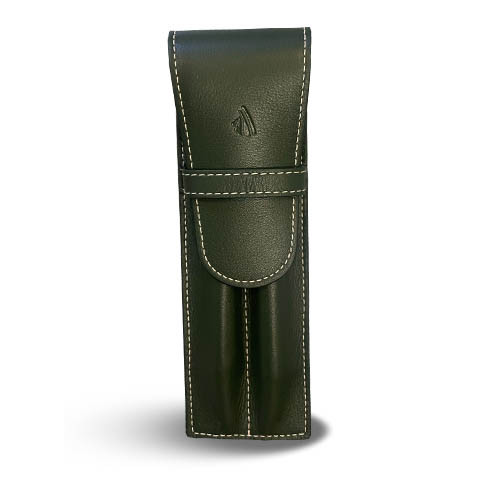 RECIFE LARGE SOFT PEN POUCH W/FLAP 2P * RIVIERA FOREST