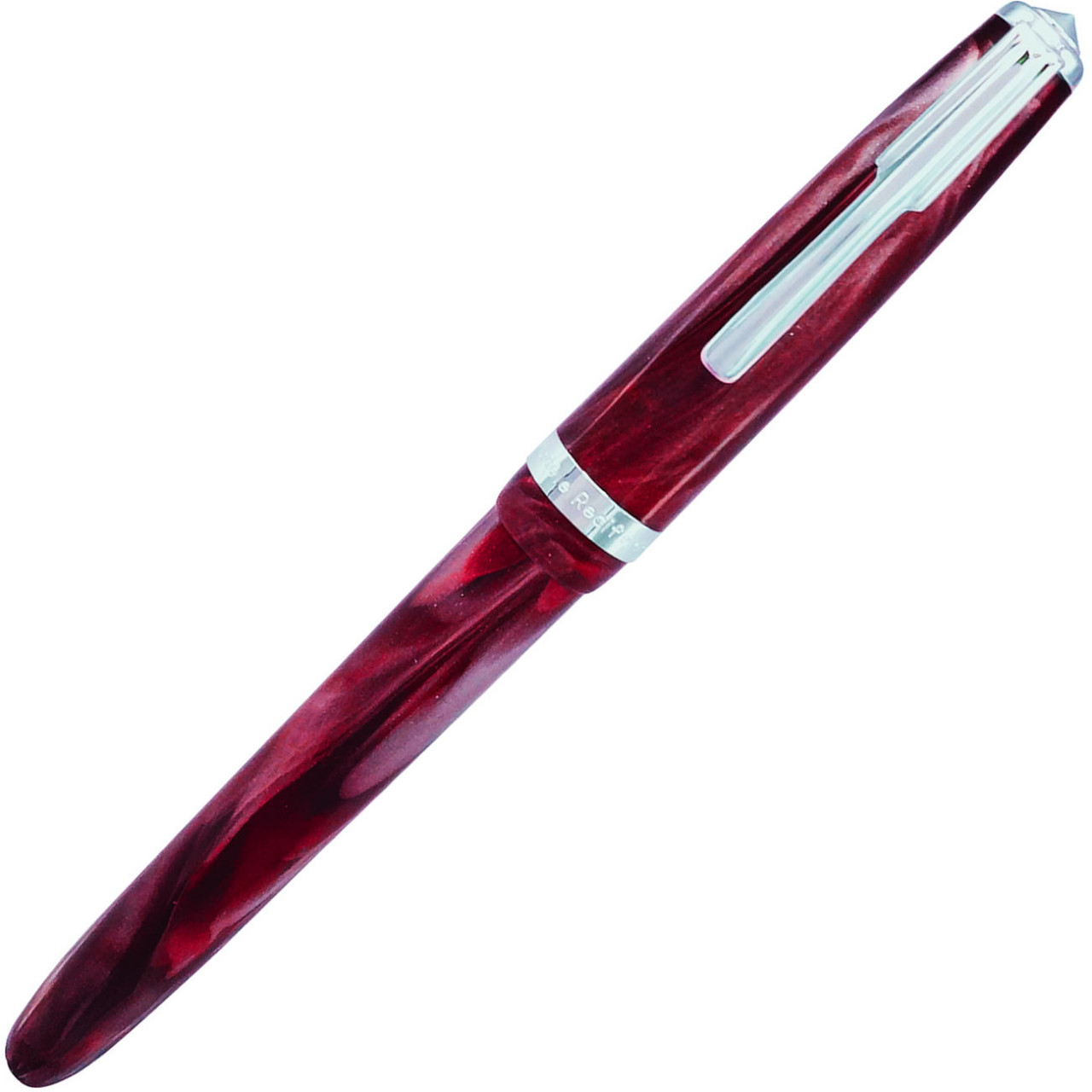 RECIFE AMBER TRAVELLER RED FOUNTAIN PEN MEDIUM