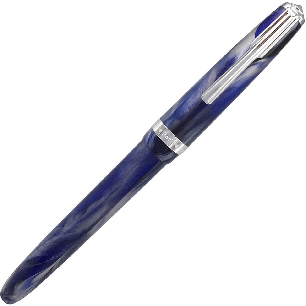 RECIFE AMBER TRAVELLER BLUE FOUNTAIN PEN MEDIUM