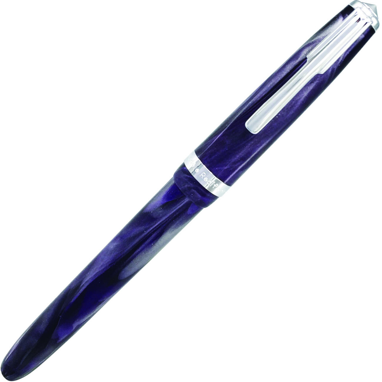 RECIFE AMBER TRAVELLER PURPLE FOUNTAIN PEN BROAD