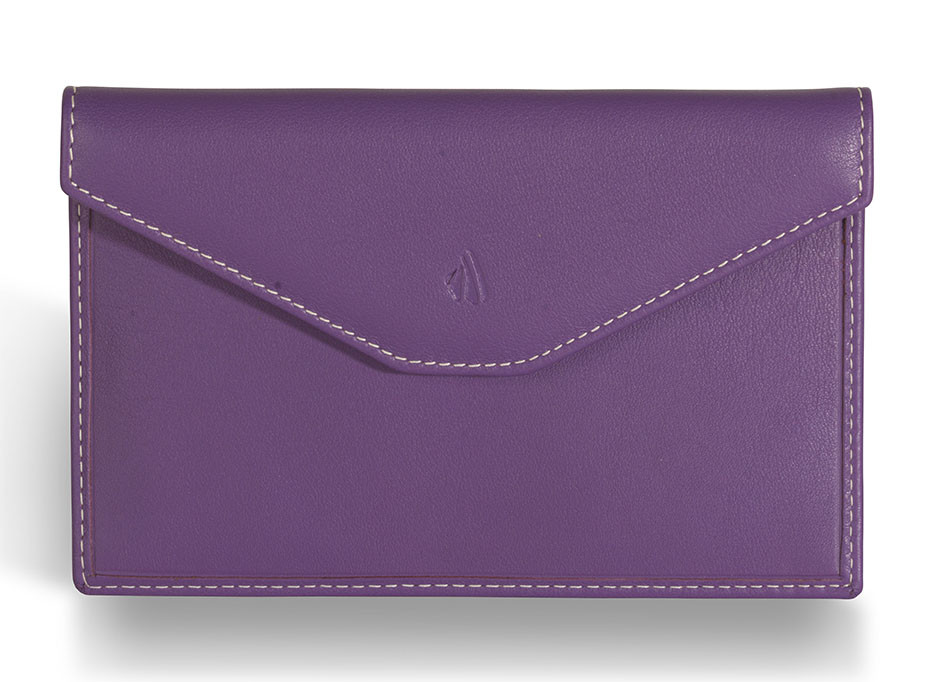 RECIFE SMALL ENVELOPE 2 CARDS * RIVIERA PURPLE