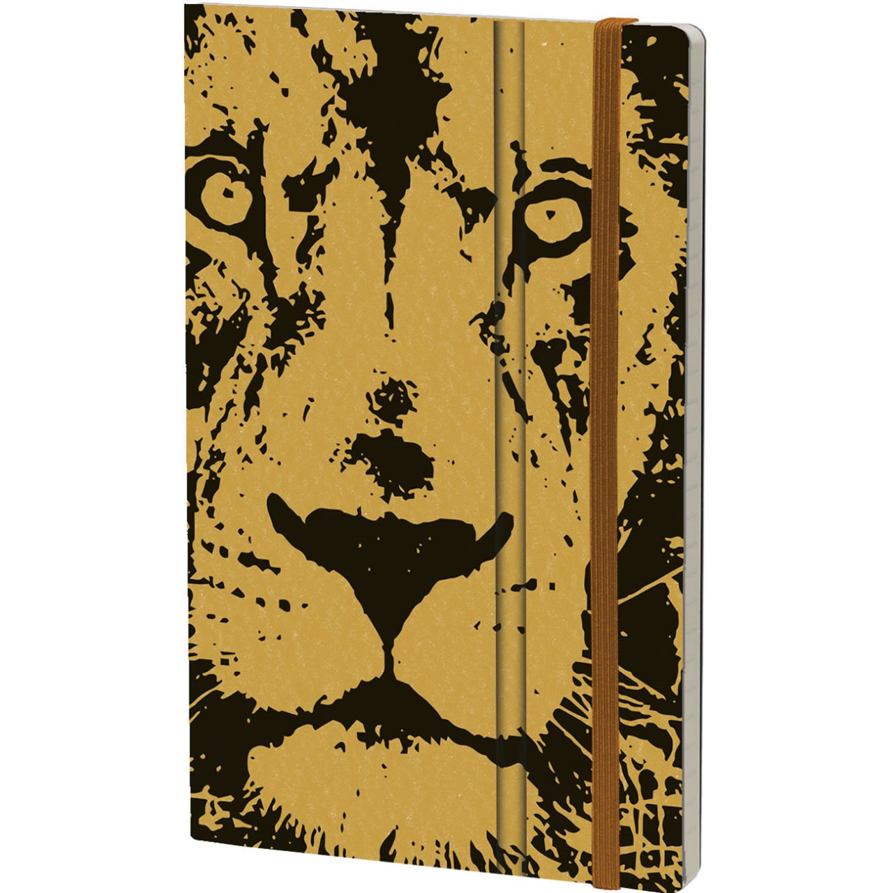 Stifflexible Notizbuch WILD PEARL 13 x 21 cm 192 S., LION