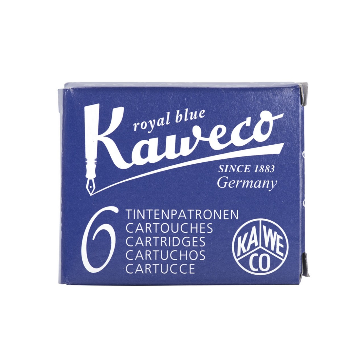 Kaweco Tintenpatronen 6 Stück königsblau VE=20 Pack