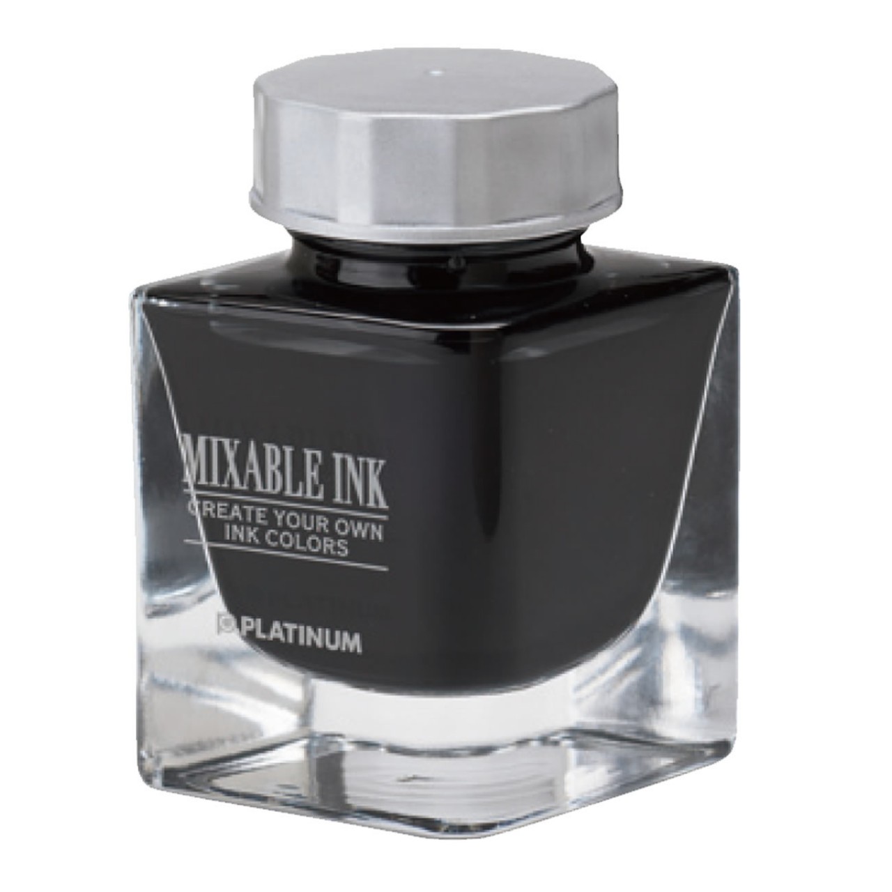 Platinum Dyestuff 'Mixable' bottle ink 20cc Smoke Black
