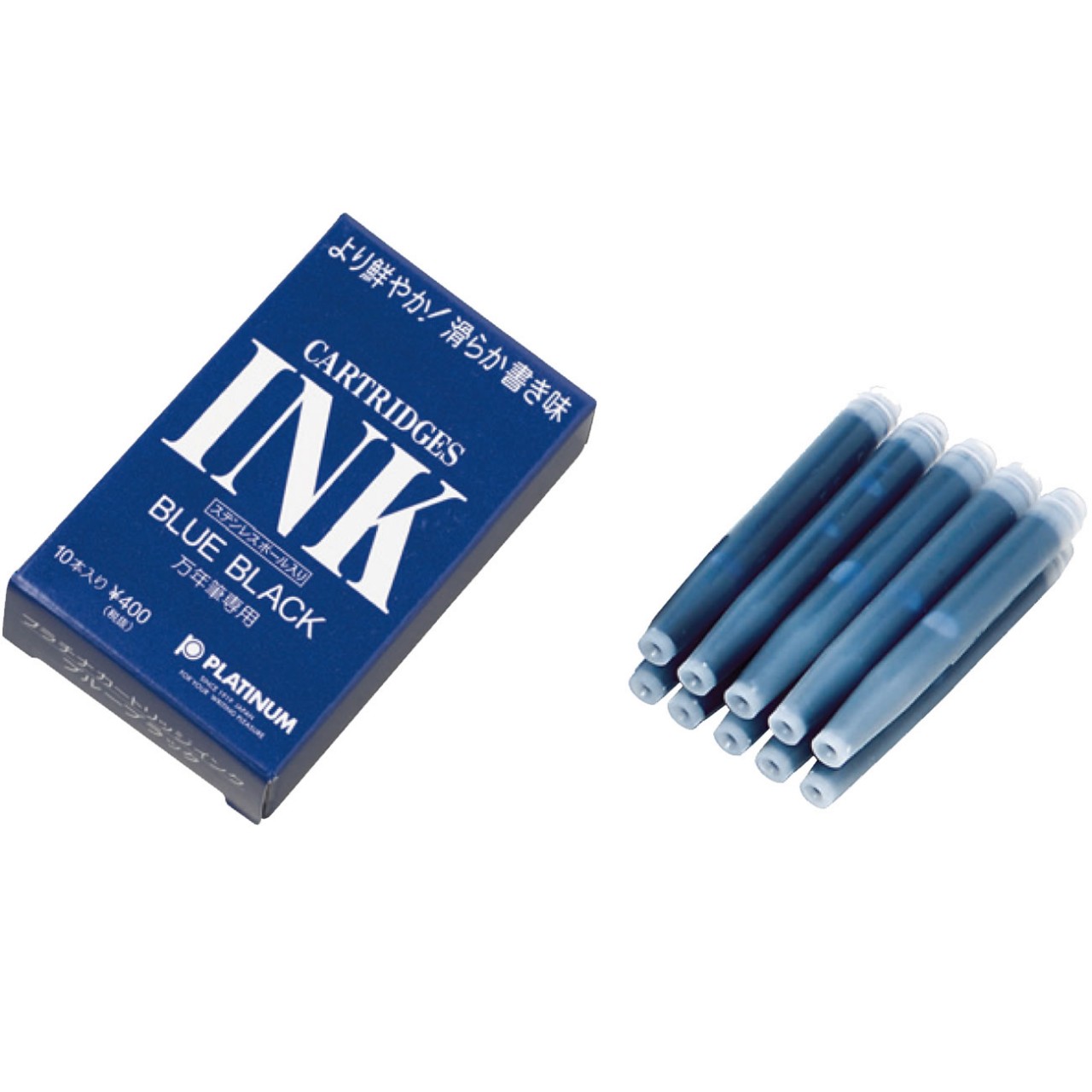 Platinum Dyestuff cartridge ink 1,2 ml (box of 10) Blue Black