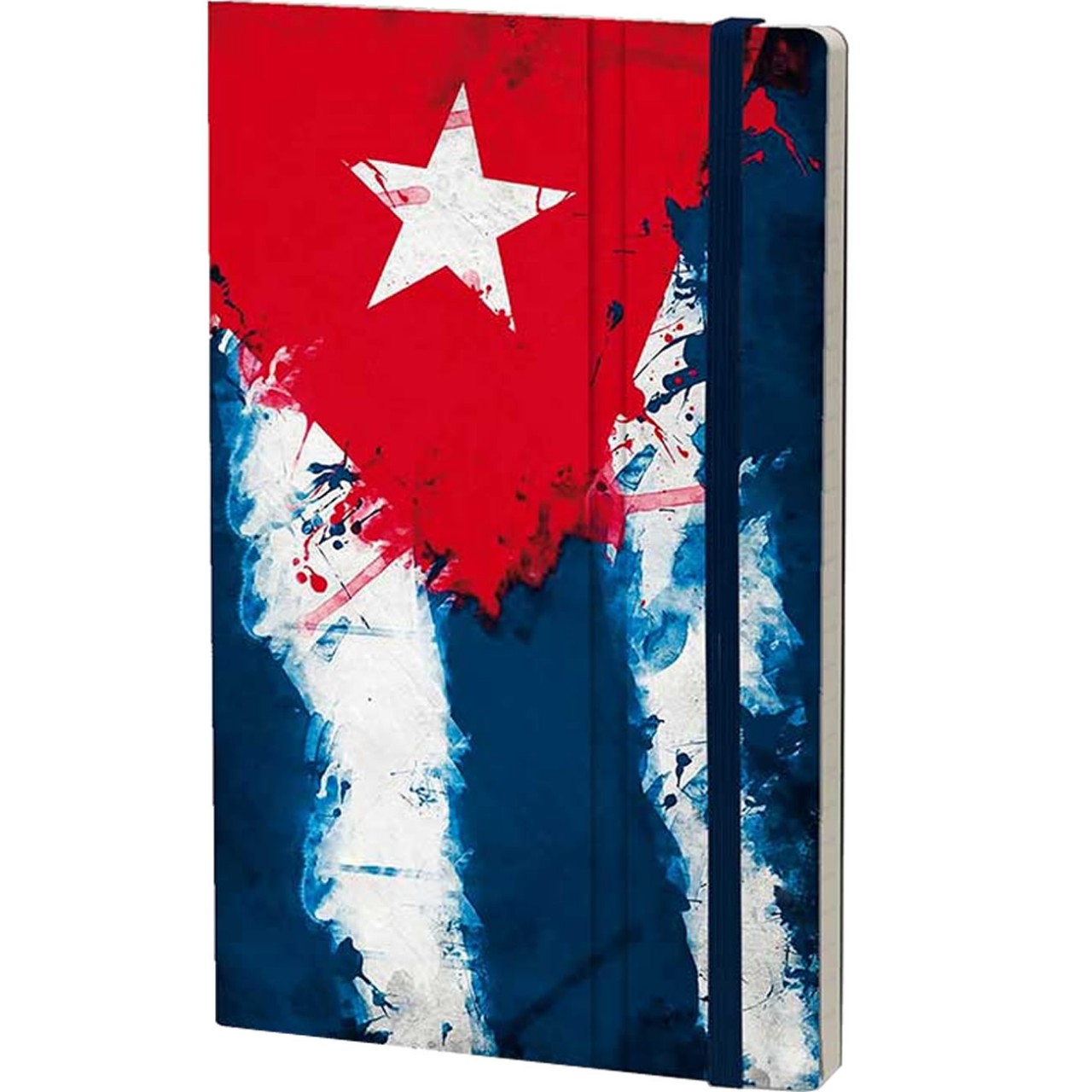 Stifflexible Notizbuch HISTORICAL NOTES 13 x 21 cm 192 S.,
HASTA LA VICTORIA SIEMPRE! (Cuba Flag)
