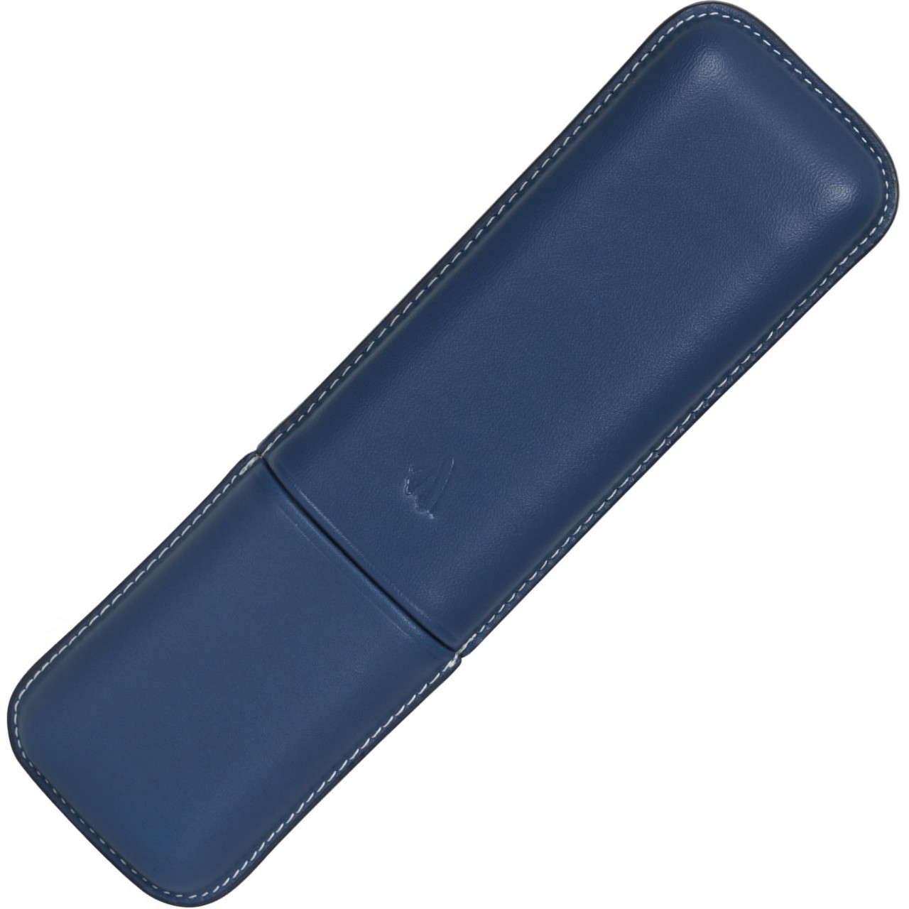 HARD CASE FOR 2 PENS  * RIVIERA  BLUE