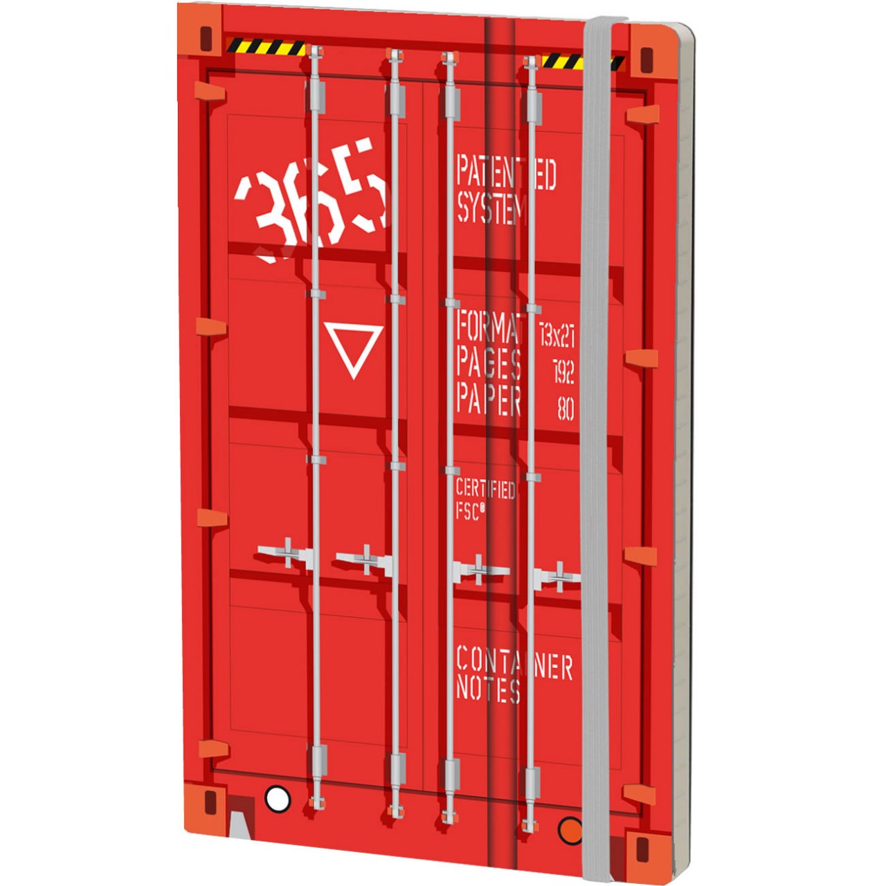 Stifflex Notizbuch CONTAINER NOTES 13 x 21 cm 192 S., RED