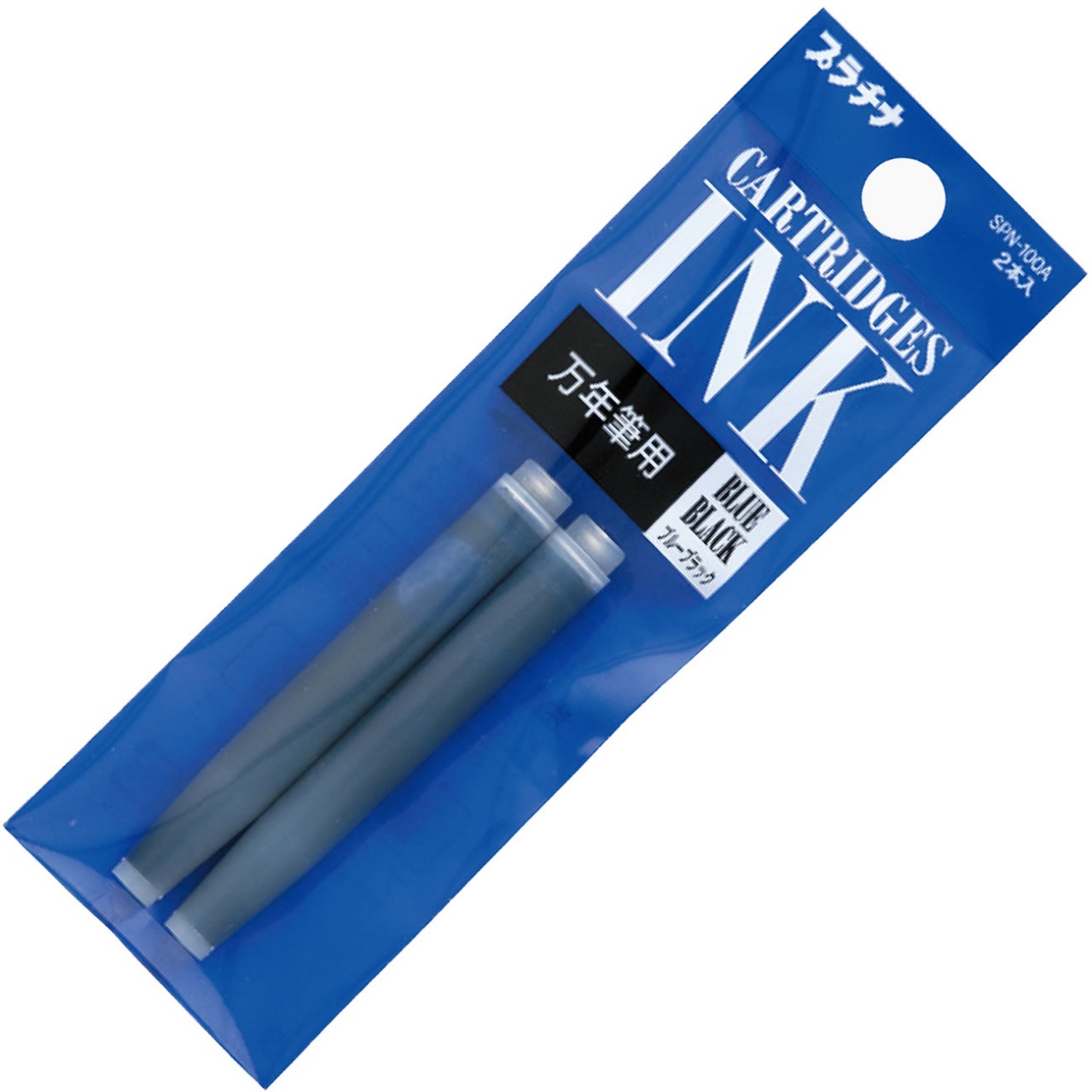 Platinum Dyestuff cartridge ink 1,2 ml (pack of 2) Blue Black