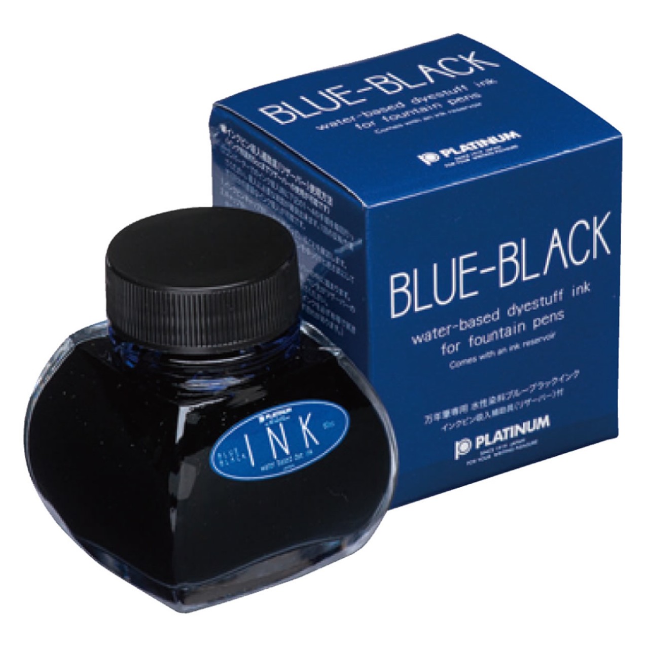 Platinum Dyestuff bottle ink 60ml Blue Black
